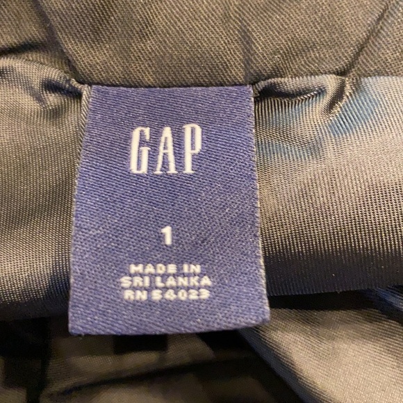 Gap black Sz 1 side zipper skirt - Picture 6 of 7